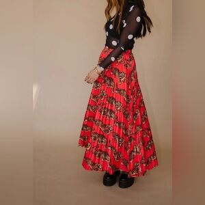 Dressed in Lala “Don’t Let Them Tame You” Pleated Skirt